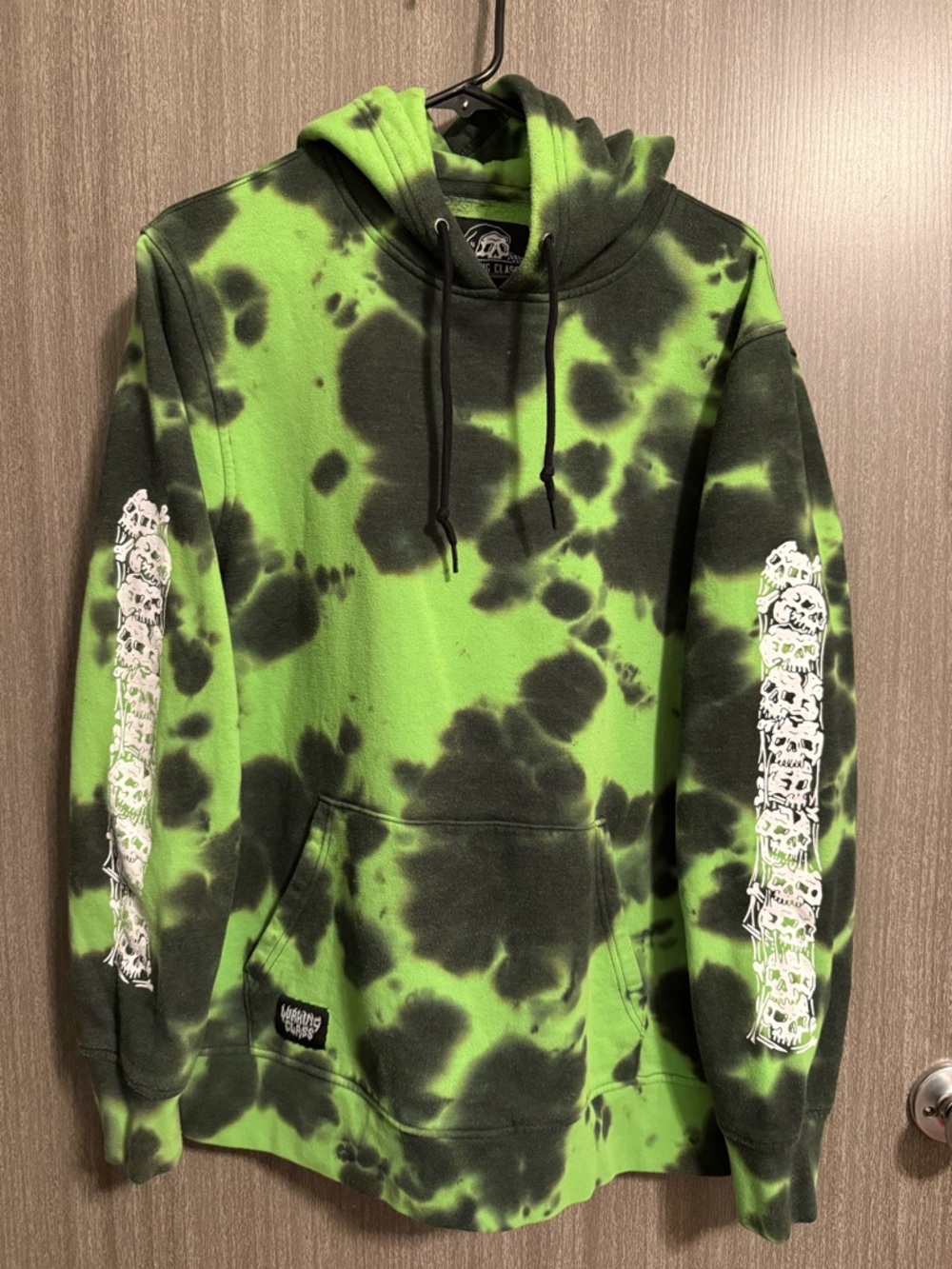 Tie-Dye Skull Hoodie- Lurking Class